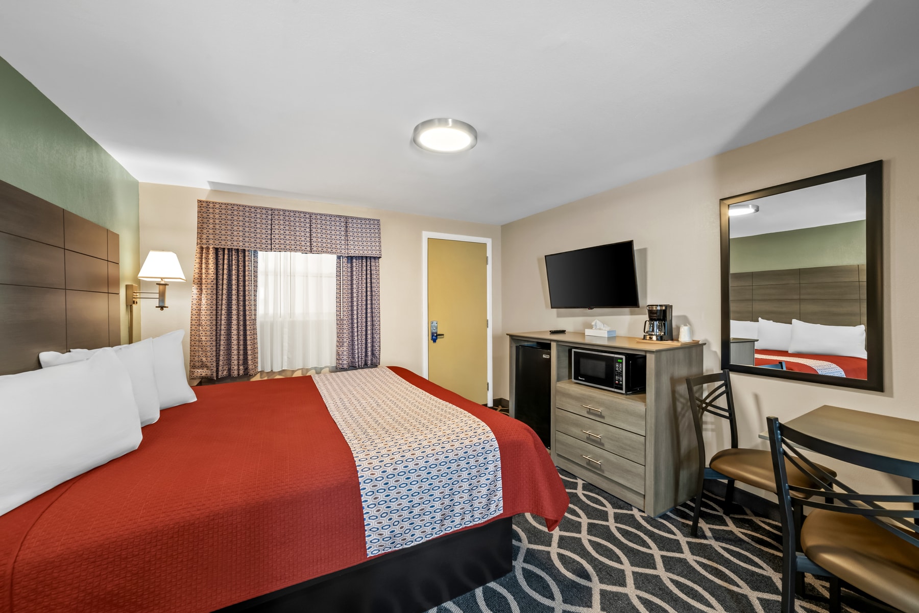 Guest room seating area at Spring Water Inn